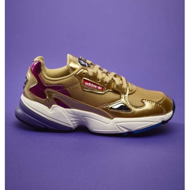 Adidas Falcon W 247 Or Métallisé Or Métallisé Blanc cassé multicolore jaune