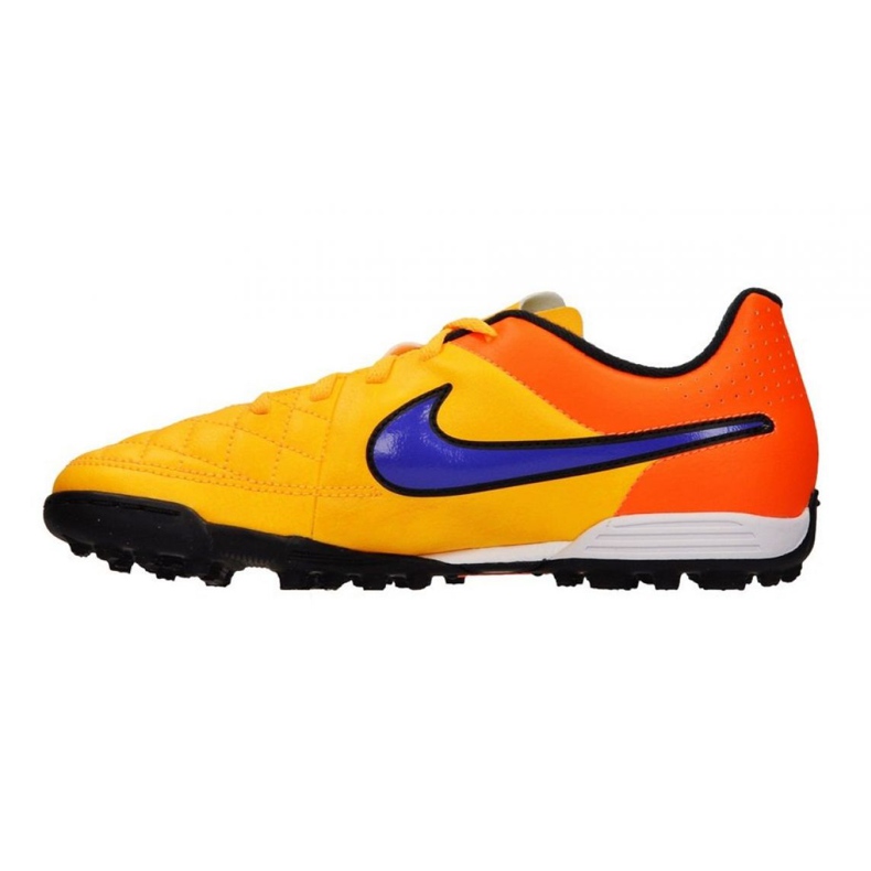 Nike Tiempo Rio Ii Tf Jr 631524-858 chaussures de football multicolore orange Nike Tiempo Rio Ii Tf Jr 631524-858 chaussures de football multicolore orange