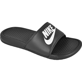 Chaussons Nike Sportswear Benassi Jdi M 343880-090 blanc noir