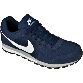 Nike Sportswear Md Runner 2 M 749794-410 chaussures blanc bleu marine