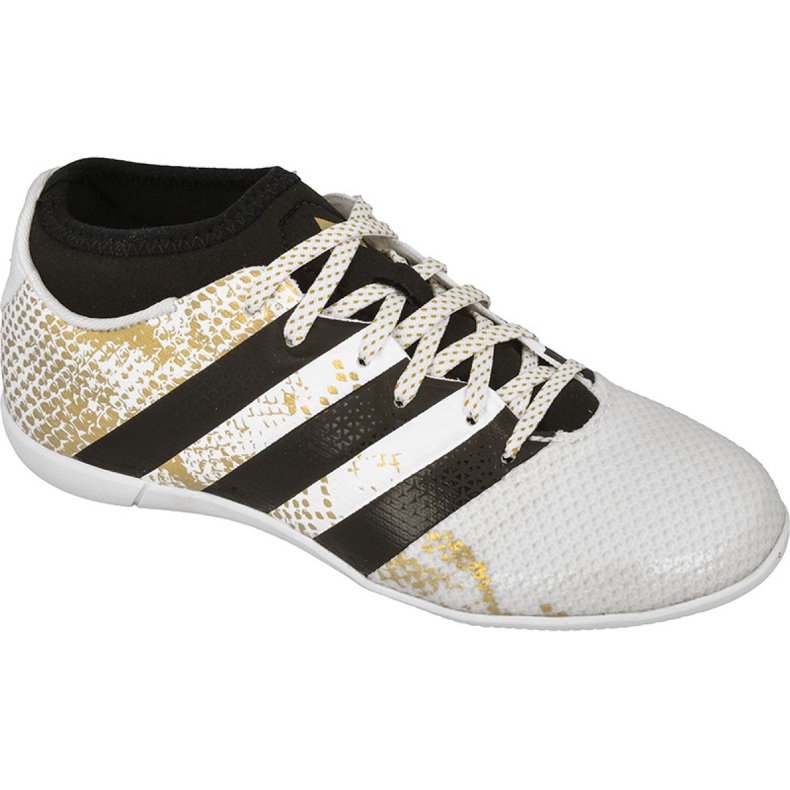 Chaussures indoor adidas Ace 16.3 Primemesh In Jr AQ3427 blanche blanche