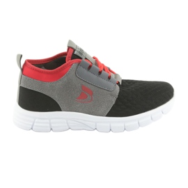 Chaussures de sport pour enfants Befado 516Y037 le noir rouge gris