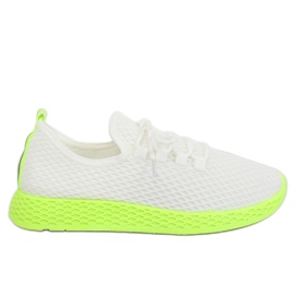 Chaussures de sport blanches et jaunes NB283 Fluorescence Yellow Chaussures de sport blanches et jaunes NB283 Fluorescence Yellow