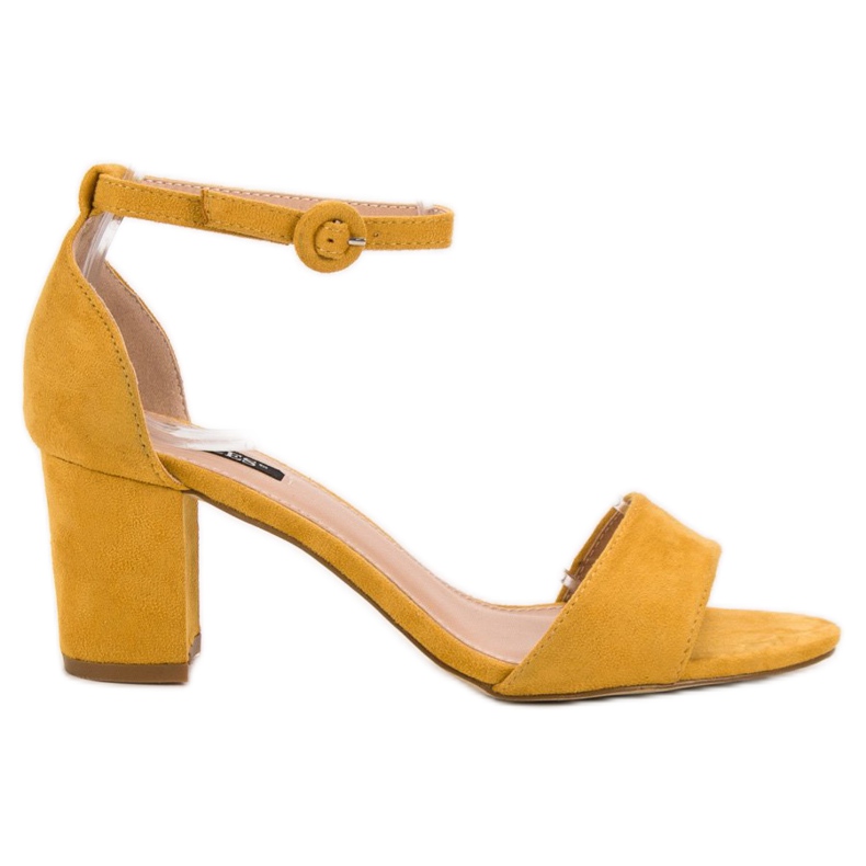 Sandales élégantes VICES jaune