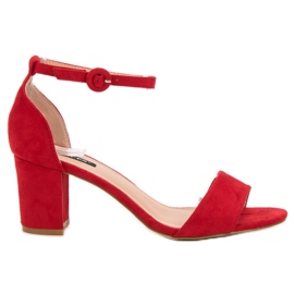 Sandales élégantes VICES rouge