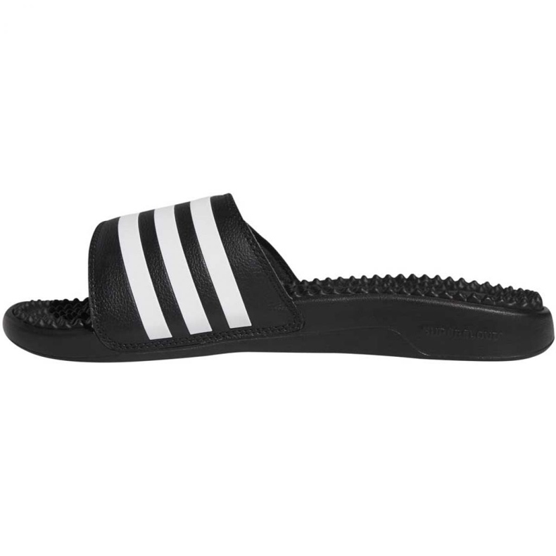 Chaussons Adidas Adissage Tnd M F35565 blanche le noir