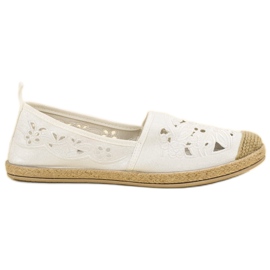 Espadrilles en daim VICES blanc