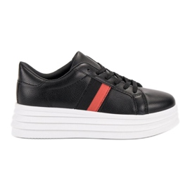 SHELOVET Chaussures de sport noires