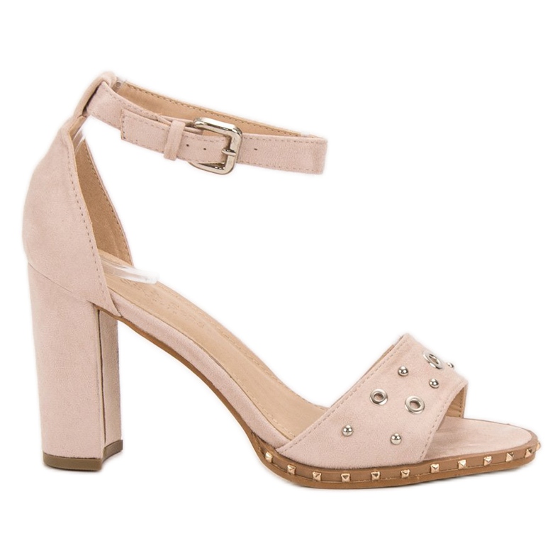 SHELOVET Sandales Avec Strass brun SHELOVET Sandales Avec Strass brun