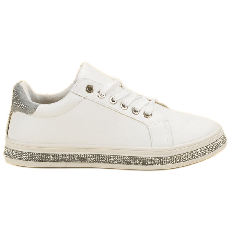 SDS Chaussures de sport avec zircone cubique blanche SDS Chaussures de sport avec zircone cubique blanche