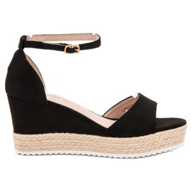 Sweet Shoes Sandales espadrilles noir