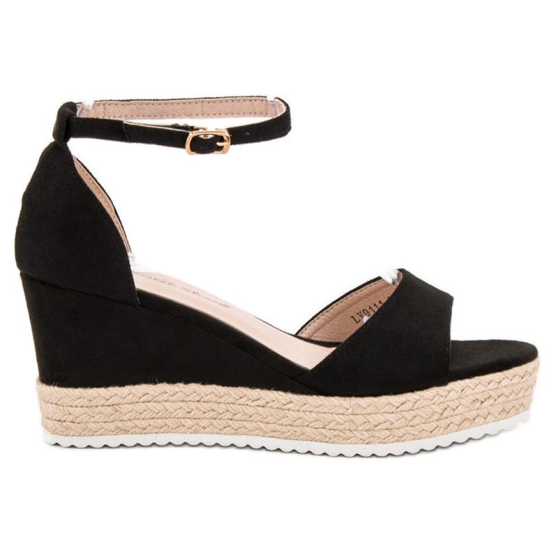 Sweet Shoes Sandales espadrilles le noir
