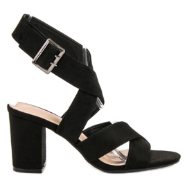 SDS Sandales à boucle le noir