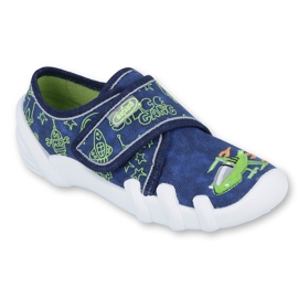 Chaussures enfant Befado 273X273 blanc bleu vert