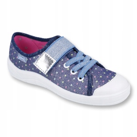 Chaussures pour enfants Befado 251Y140 bleu argent multicolore