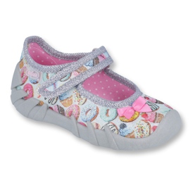 Chaussures enfant Befado 109P190 rose gris multicolore