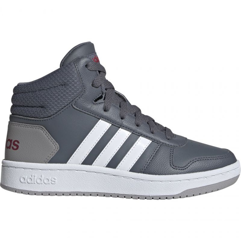 Chaussures Adidas Hoops Mid 2.0 Jr EE6709 gris Chaussures Adidas Hoops Mid 2.0 Jr EE6709 gris