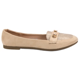 Top Shoes Ballerines élégantes brun Top Shoes Ballerines élégantes brun