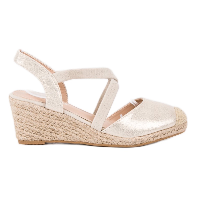 SHELOVET Espadrilles Compensées brun