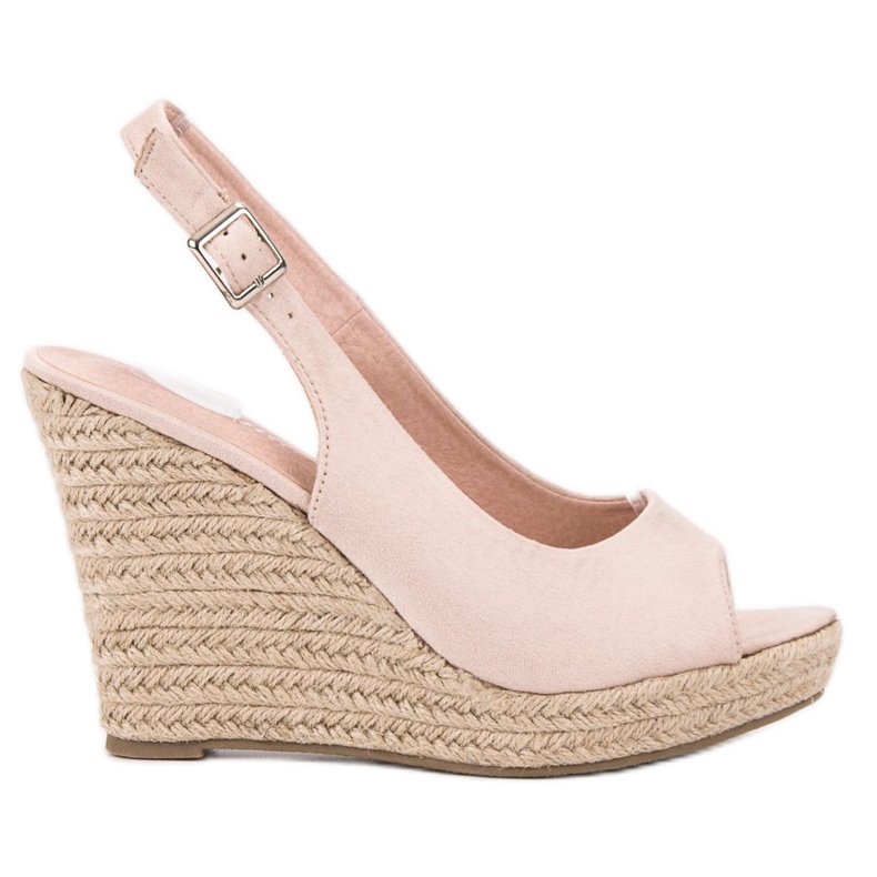 Renda Sandales en daim à la mode brun