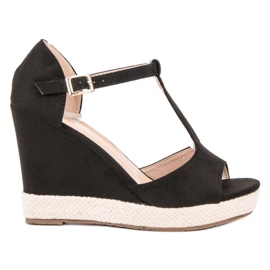 Renda Sandales noires