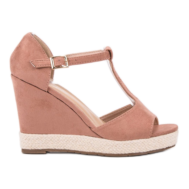 Renda Sandales roses