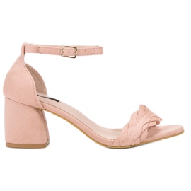 VICES Sandales sur un poteau rose VICES Sandales sur un poteau rose