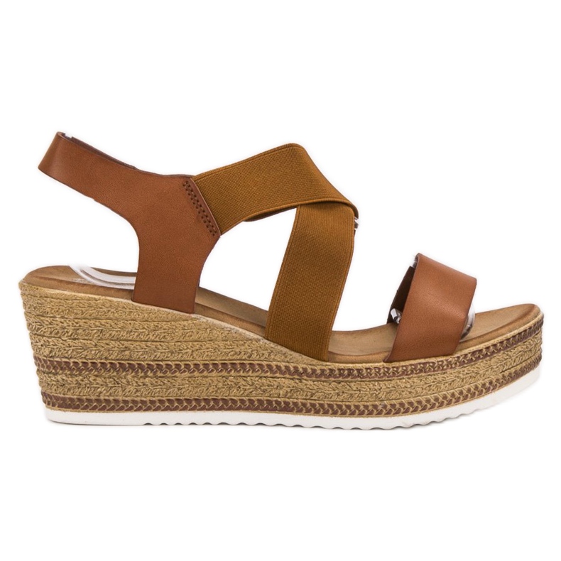 Flyfor Sandales à enfiler légères brun Flyfor Sandales à enfiler légères brun