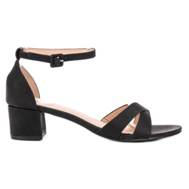 Sergio Todzi Sandales noires classiques le noir