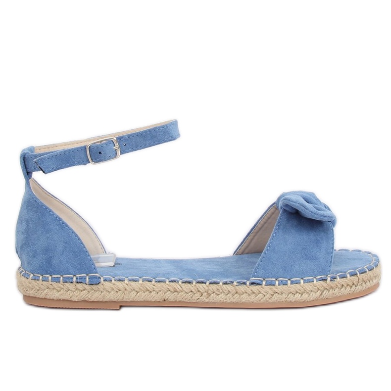 Sandales espadrilles bleues YJ-2M11-18 Bleu