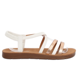 Sandales blanches pour femmes 2220 Blanc