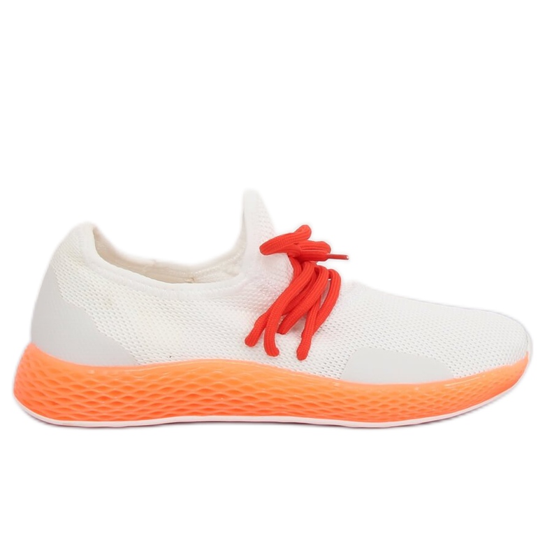 Chaussures de sport orange et blanches B-6851 Orange