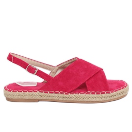 Sandales Espadrilles Fuchsia YJ-2M12 Fuchsia rose