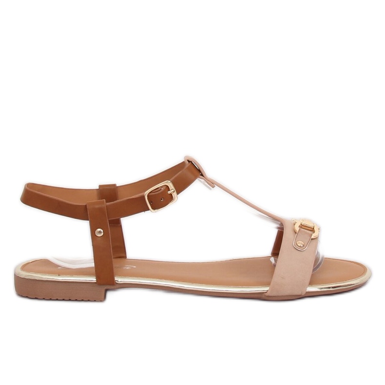 Sandales femme roses 127-97 Rose brun
