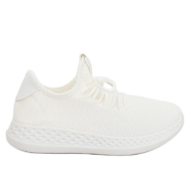 Chaussures de sport blanches XY-565 Blanc