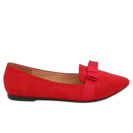 Ballerines femme rouges 8F59 Rouge