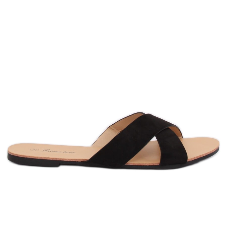 Pantoufles noires pour femmes noires 930 Black le noir