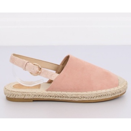 Espadrilles avec talon apparent rose HH-119 Rose II-GAT