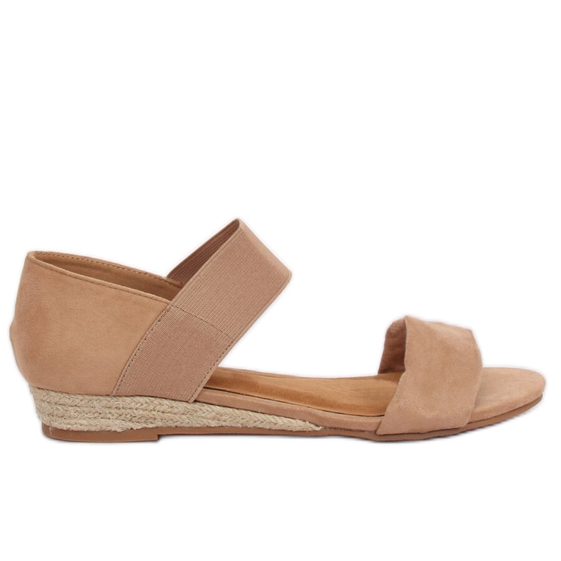 Sandales espadrilles beige 9R71 Kaki