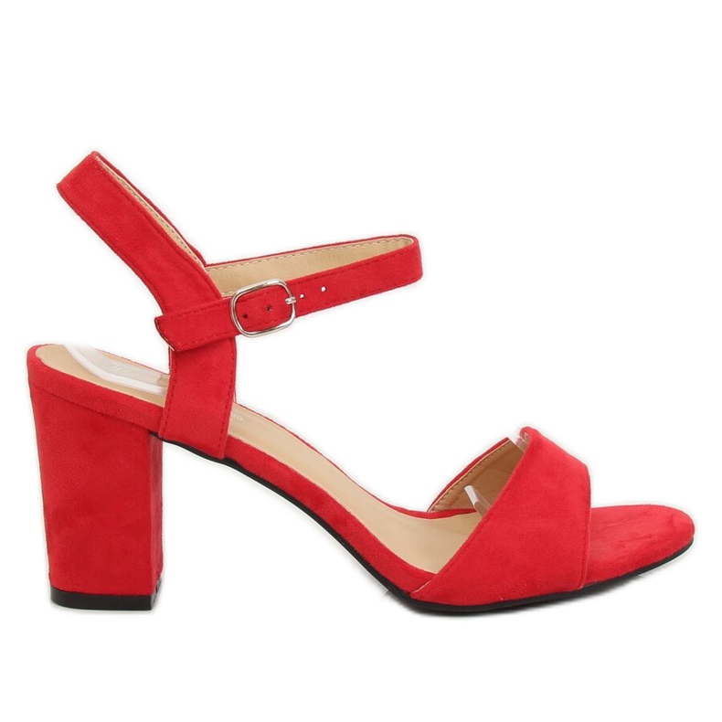 Sandales rouges sur le poteau FH-3M25 Rouge
