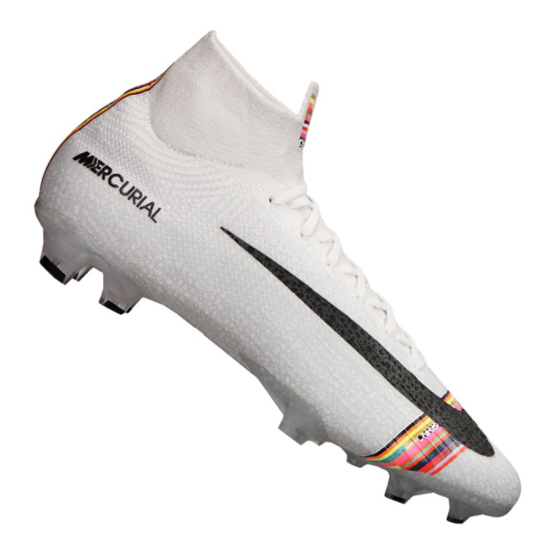 Chaussures de football Nike Superfly 6 Elite Fg M AJ3547-009 blanche blanche