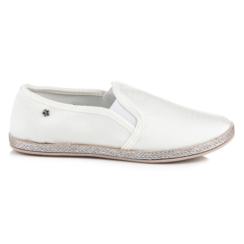 Balada Espadrilles à enfiler blanche