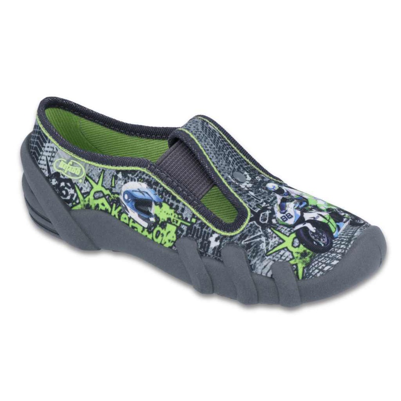 Chaussures enfant Befado 290X182 gris multicolore vert