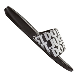 Claquettes Nike Benassi Jdi Print M 631261-024 blanc noir