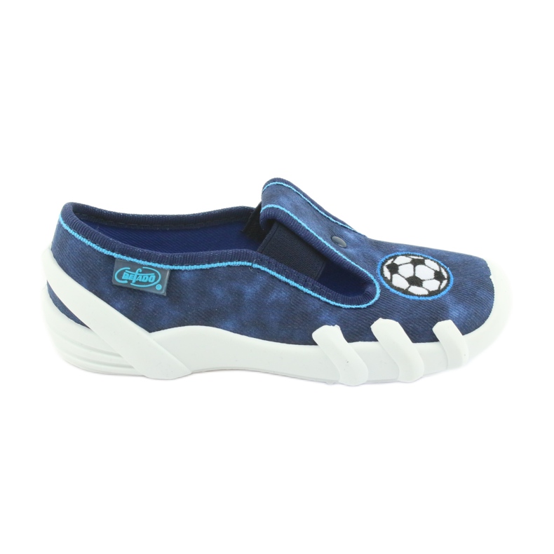 Chaussures enfant Befado 290X169 blanche bleu marin bleu