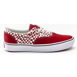 Vans Comfycush Era V9Z Tear Damier Racing Rouge Véritable blanche