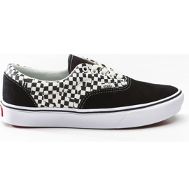 Vans Comfycush Era V9Y Tear Damier Noir Blanc Blanc blanche le noir