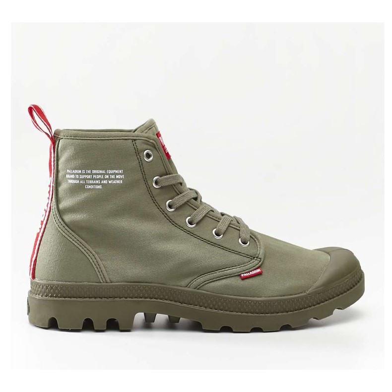 Palladium Pampa Hi Dare 325 Olive Night multicolore vert