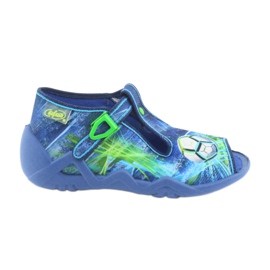 Chaussures enfant Befado 217P098 bleu vert