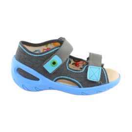 Befado chaussures pour enfants pu 065P125 bleu gris